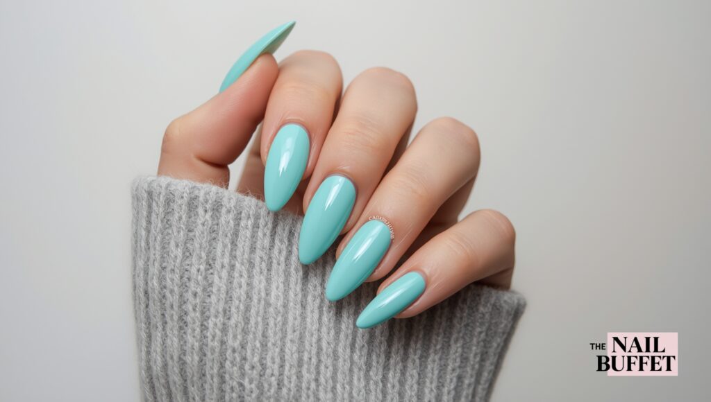 Arctic Blue Nails