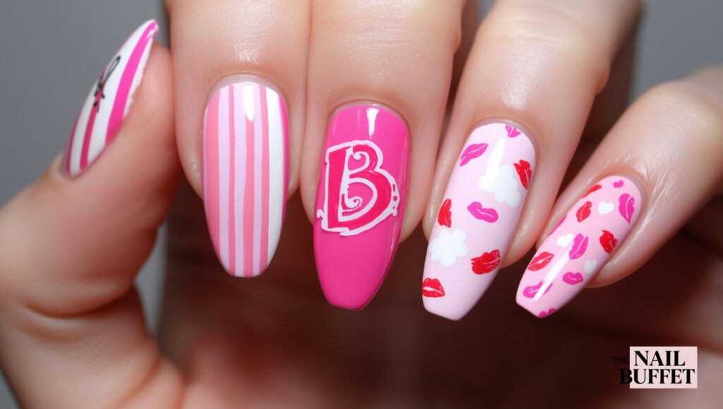 Barbie Pink Nails