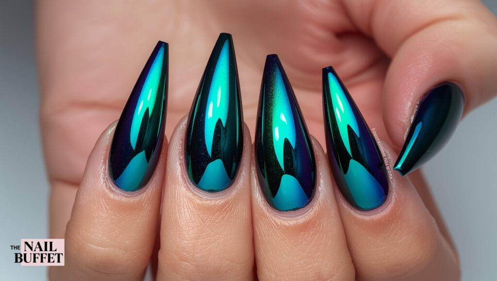 Chameleon Chrome Nails