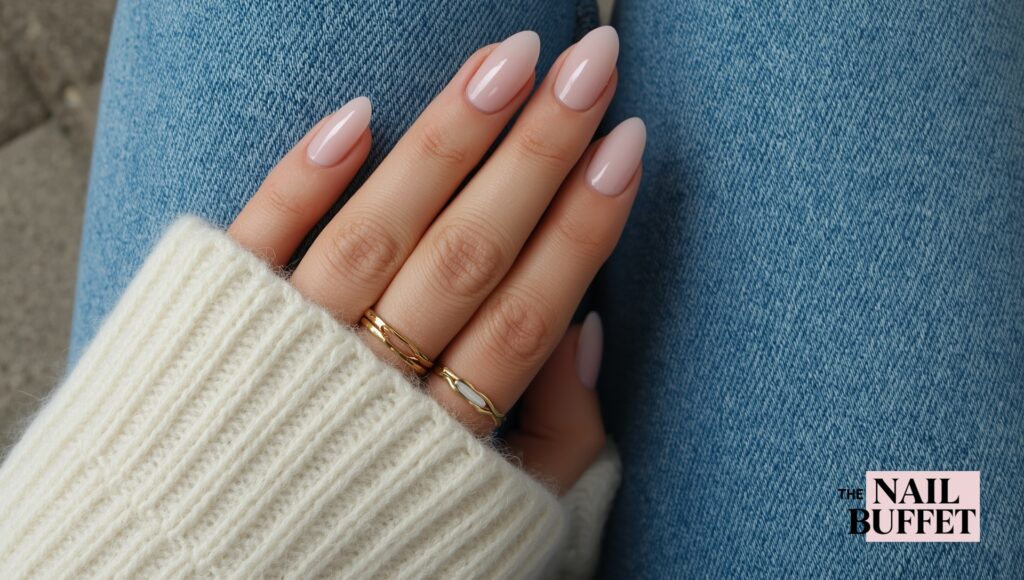Chrome French Tip Nail