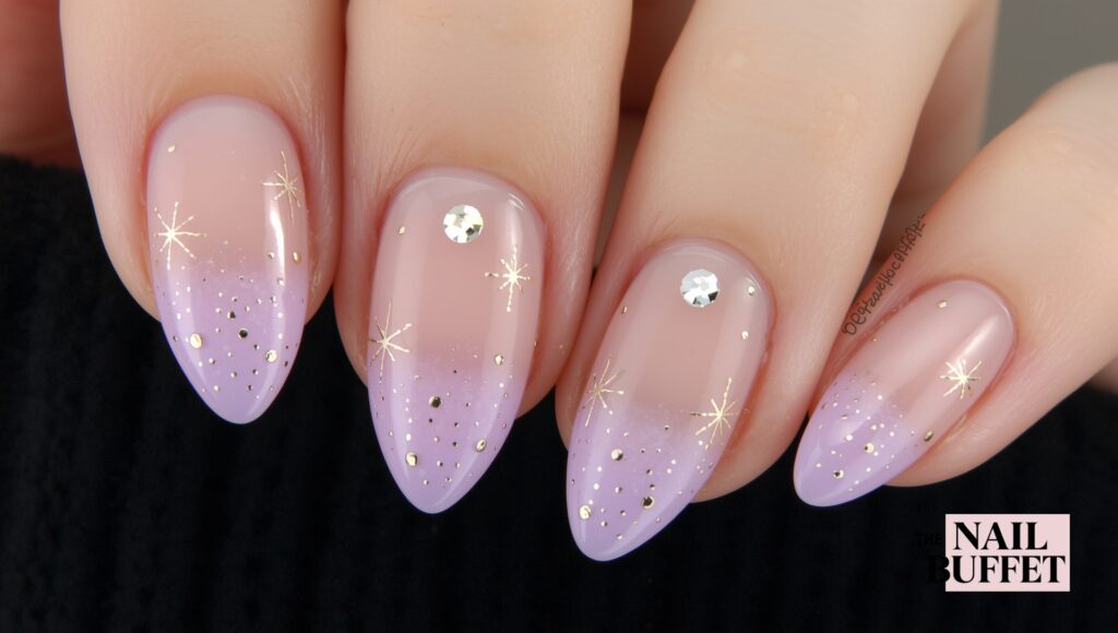 Elegant Winter French Nails