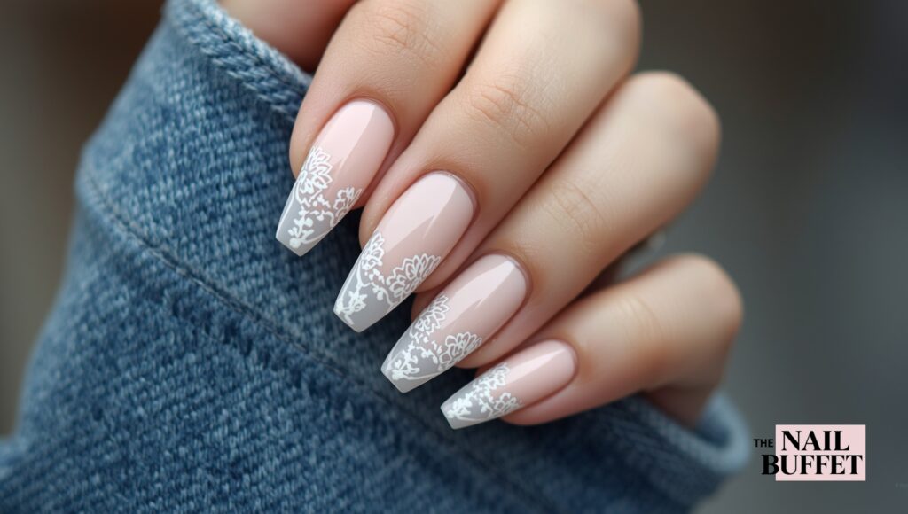 Frozen Elegance Nails