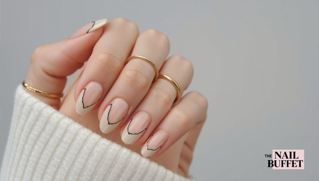 Geometric Tip Nails
