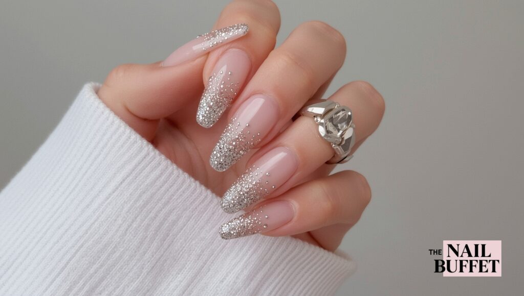 Glitter Blend Design Nails