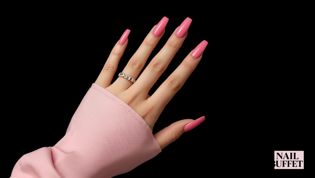 Hot Pink Nails