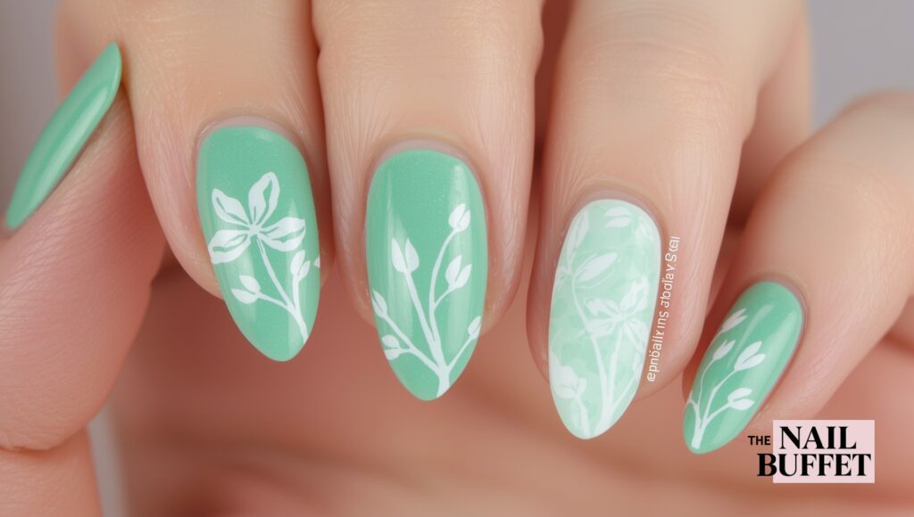 Snowflake Magic Nails