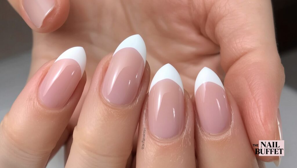 White French Tip Nail Designs