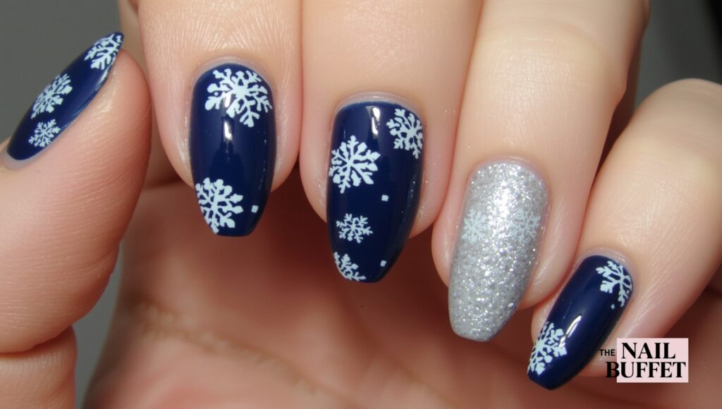 Winter Midnight Nails