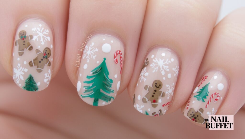 Winter Ornaments Nails