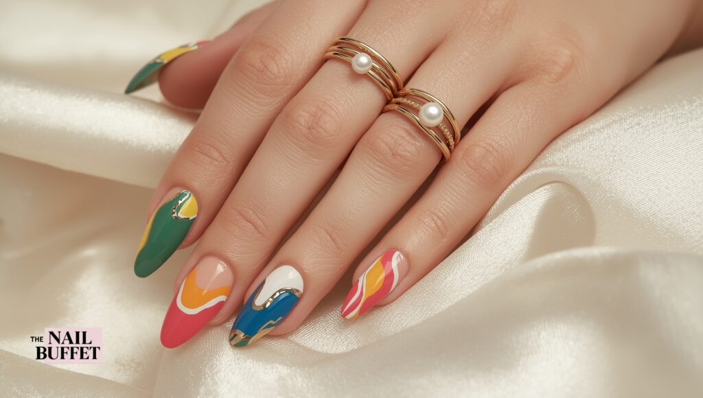 Abstract Design Nails