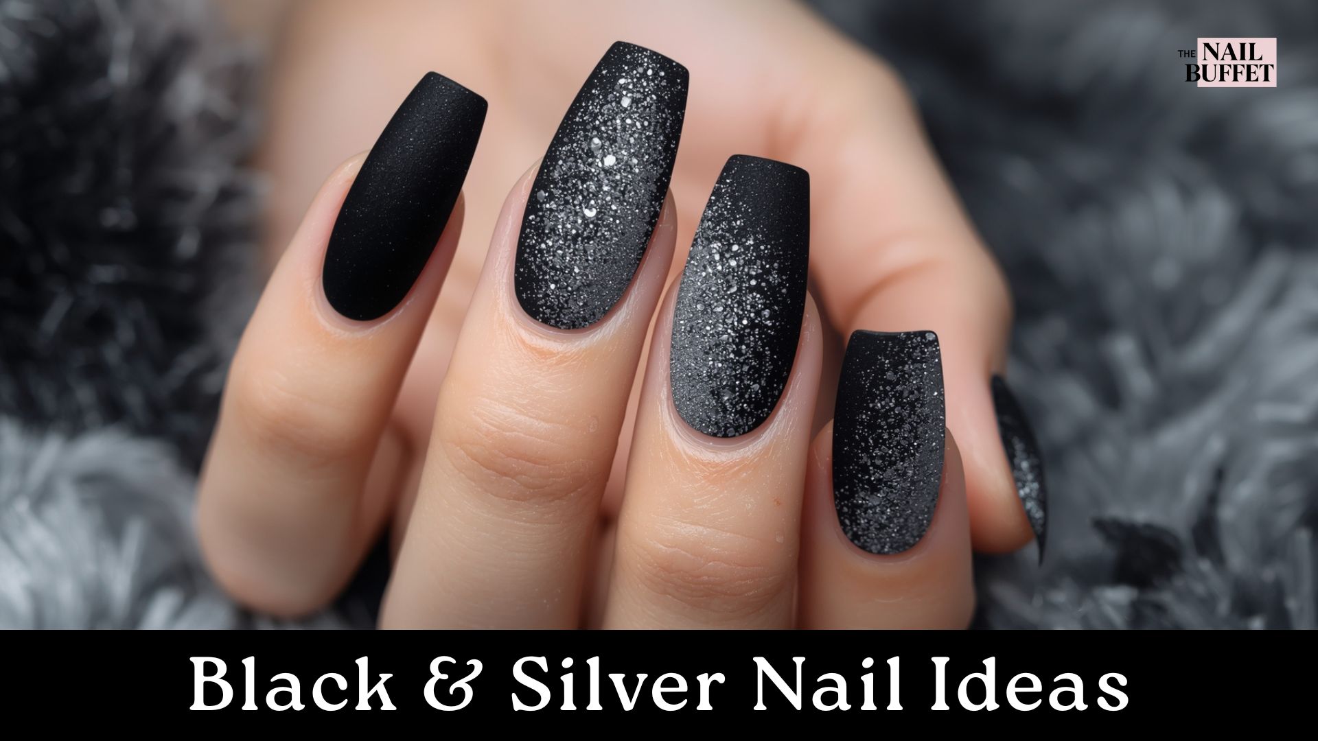 Black & Silver Nail Ideas