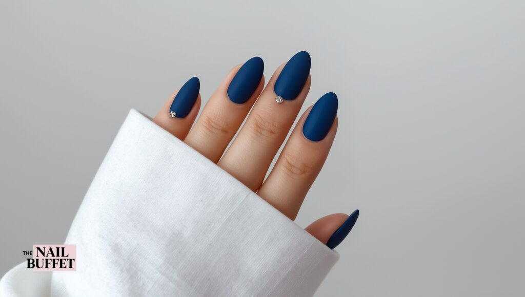 Cambridge Blue Nails
