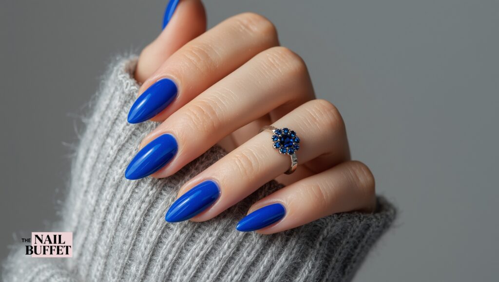 Cobalt Blue Nails