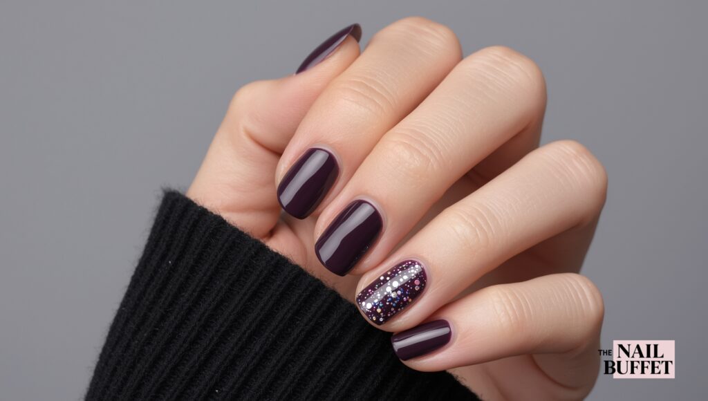 Fig Purple Metallic Finish Design