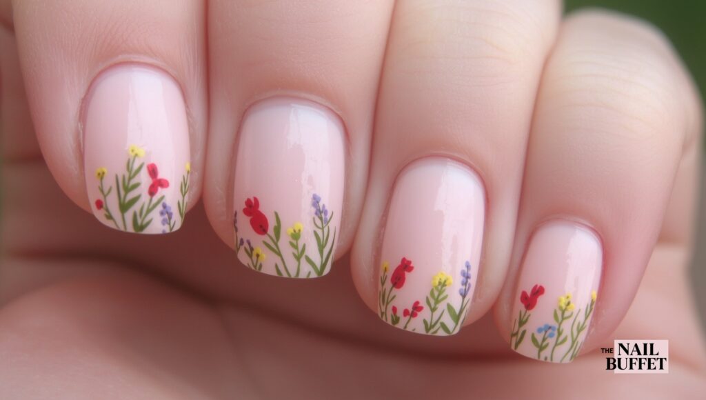 Floral Nails