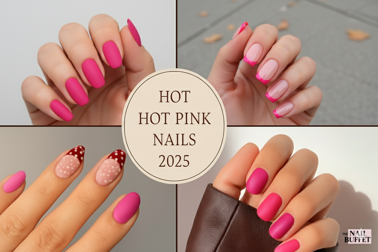 Hot Pink Nails