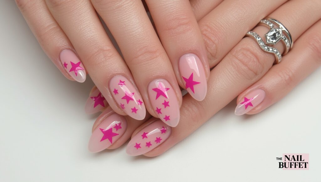 Hot Pink Stars
