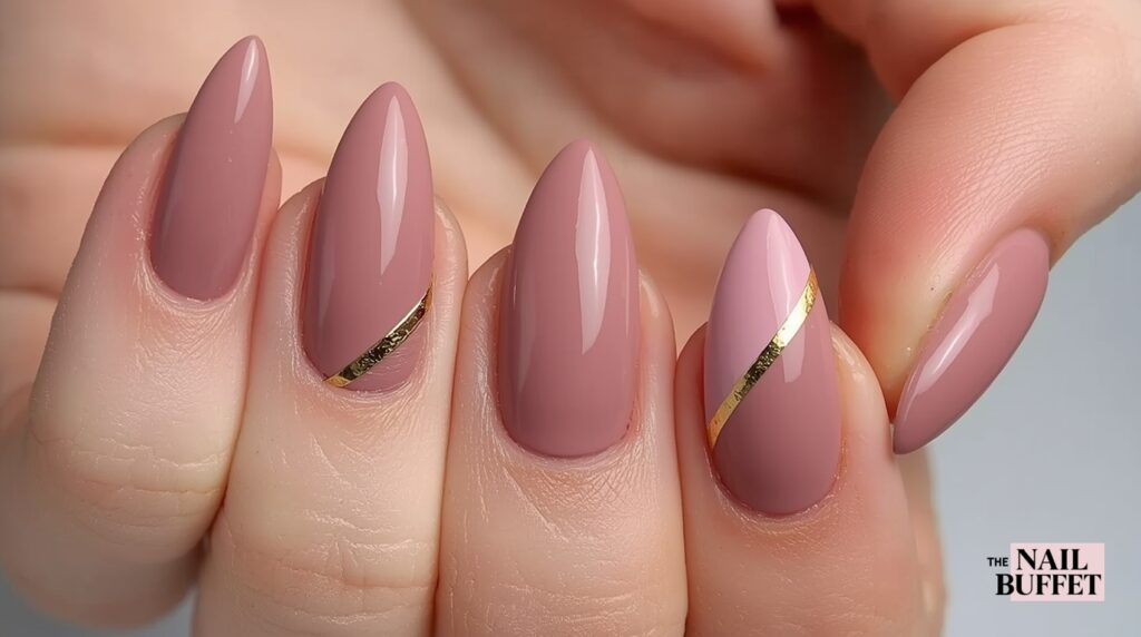 Mauve & Gold