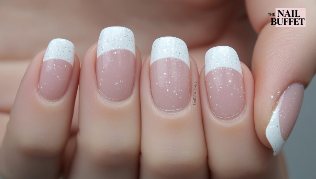 Simple White French Tip Nail Designs