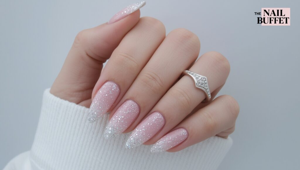 Sparkly Gradient Nail