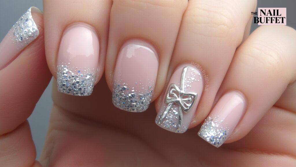 Square French inspo Manicure Nails