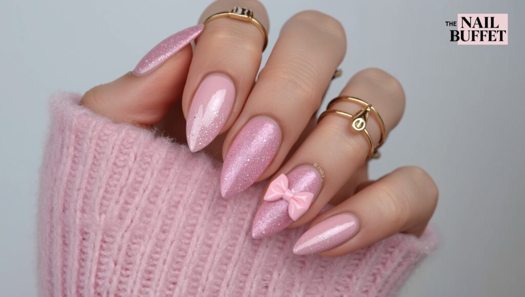 Tied with a Bow Nails
