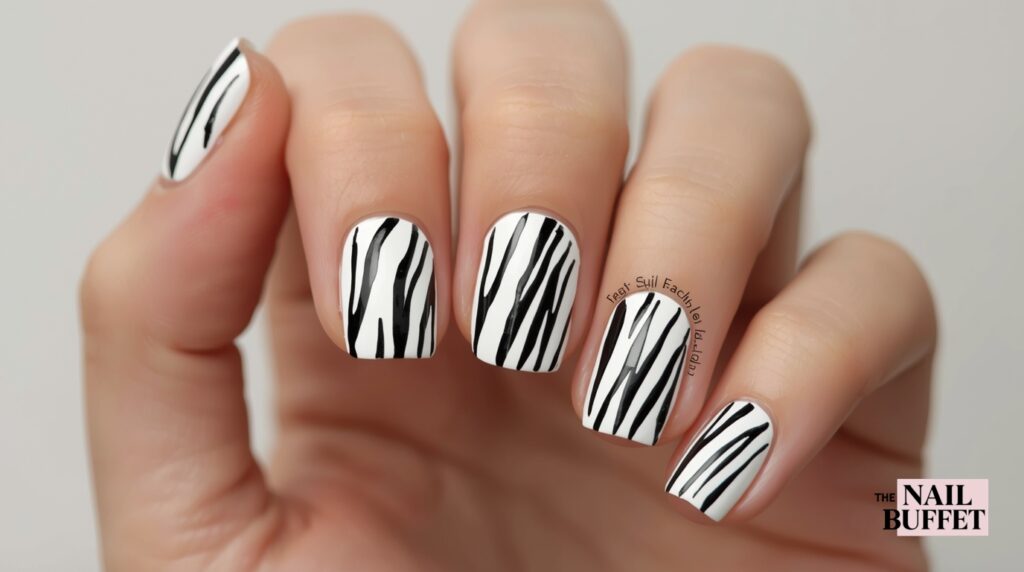 White Tiger Print