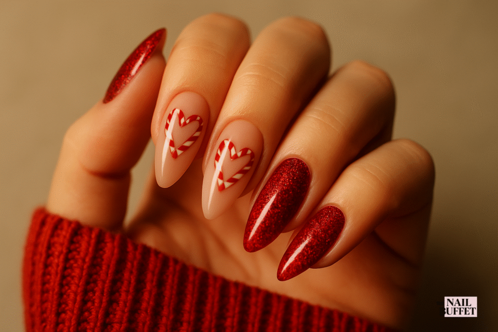 Candy Cane Hearts