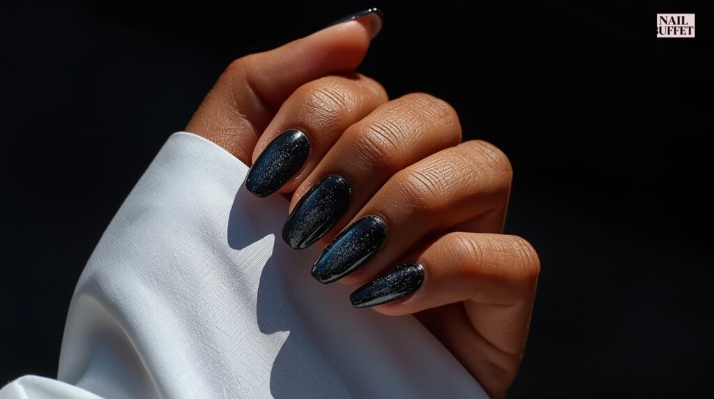 Black Aura Nails