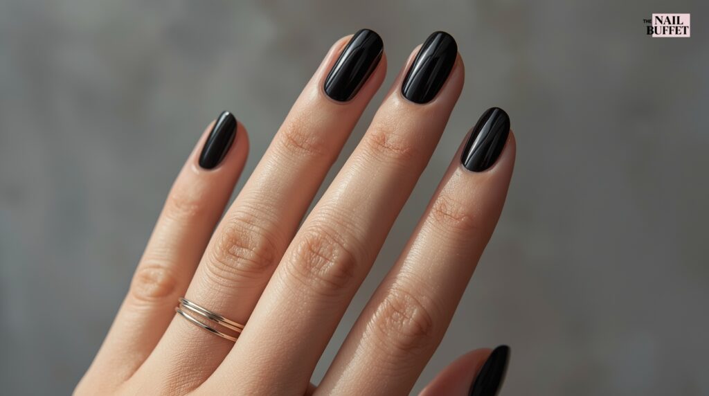 Black Chrome Nails