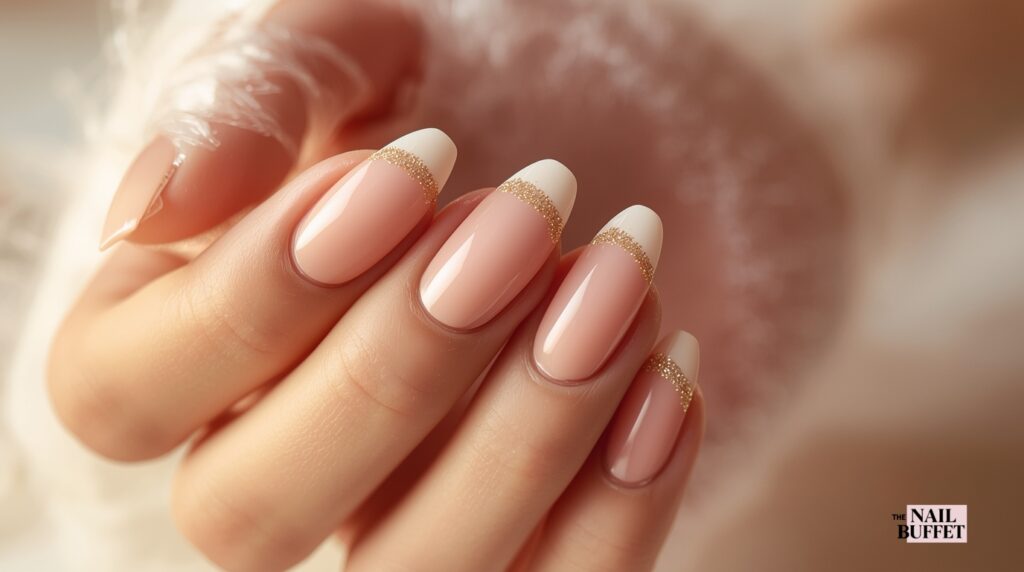Gold French Tips