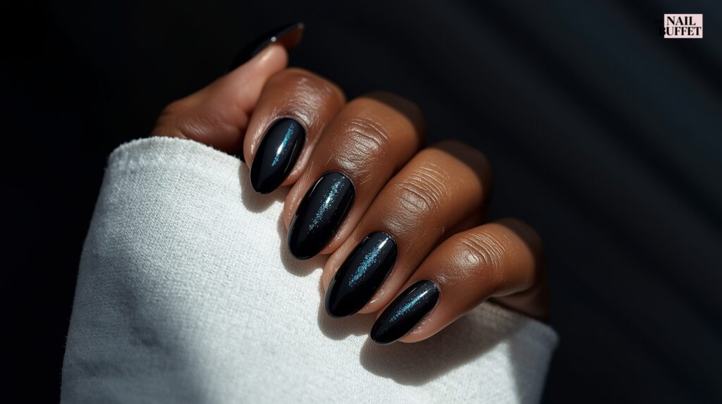 Midnight Aura Nails