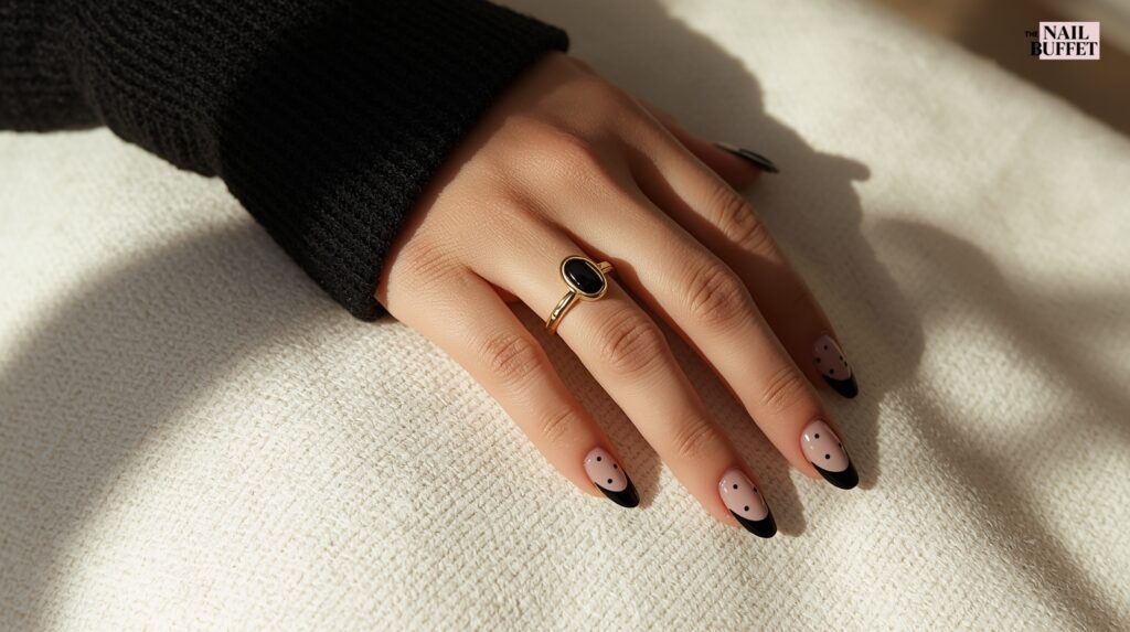 Pantyhose French Tips