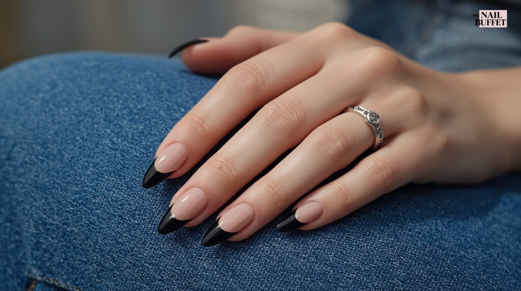 Rhinestone French Tips