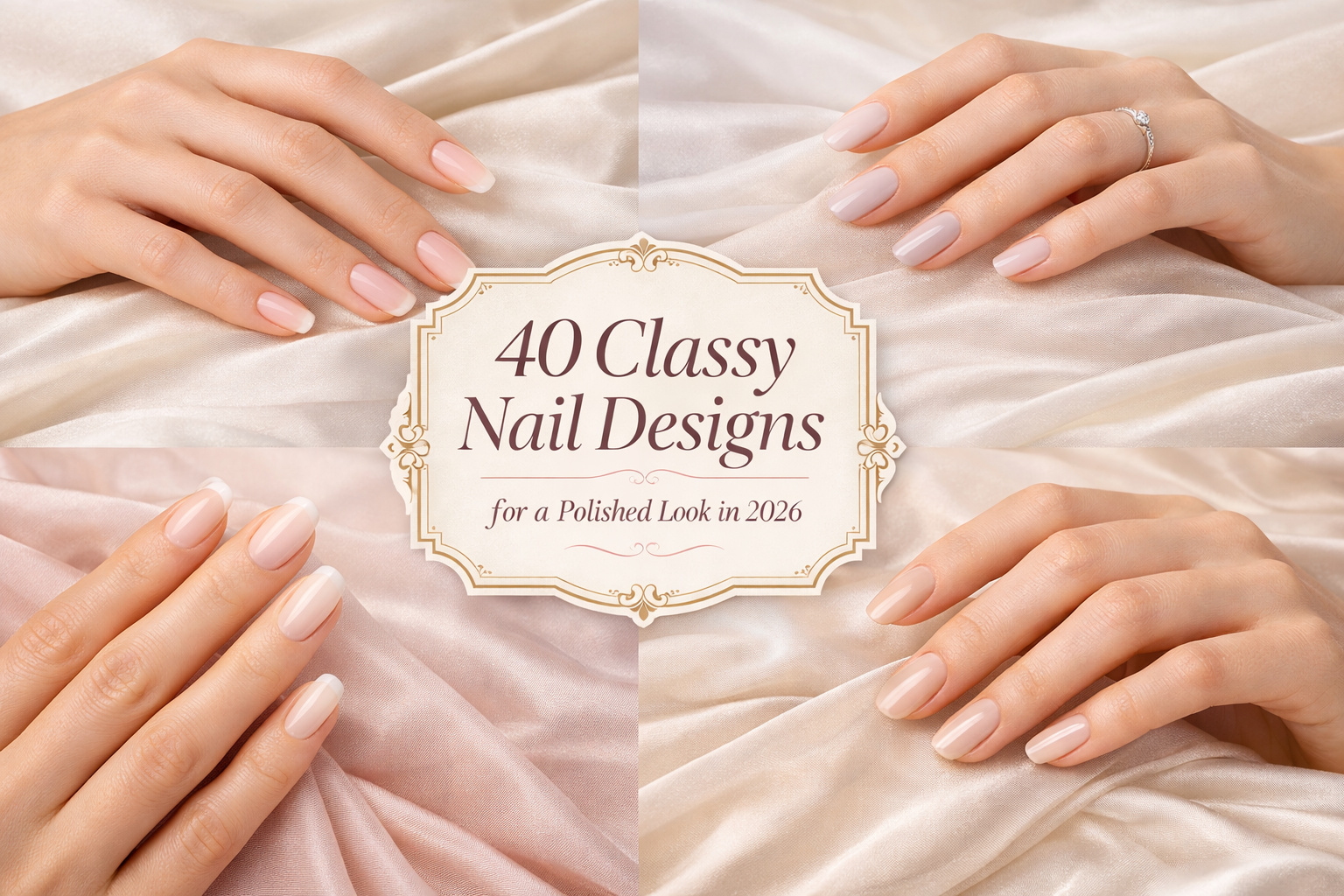 40 Classy Nail Designs for a Polished Look in 2026