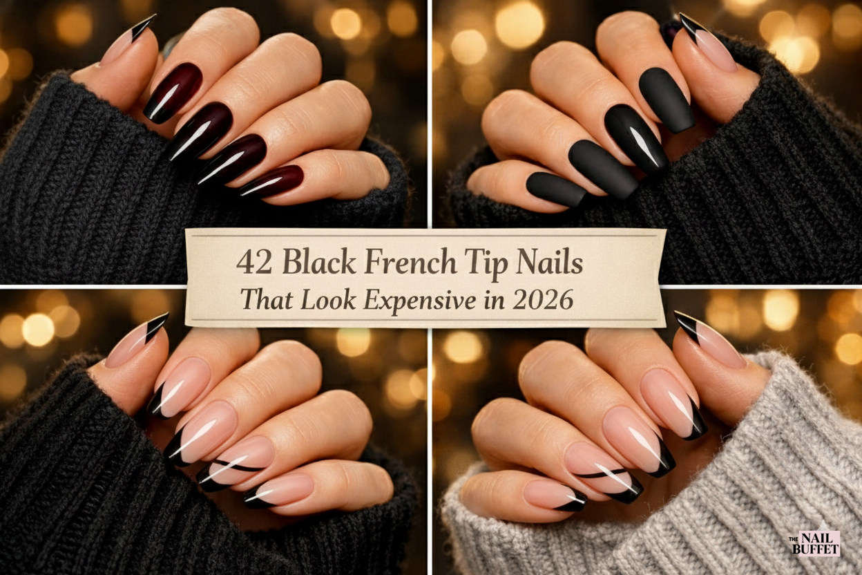 42 Black French Tip Nails That Look Expensive in 2026