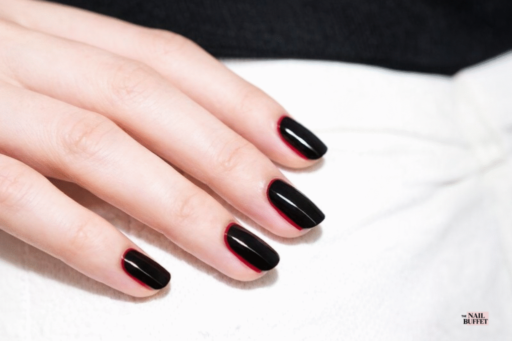 Black with Red Border