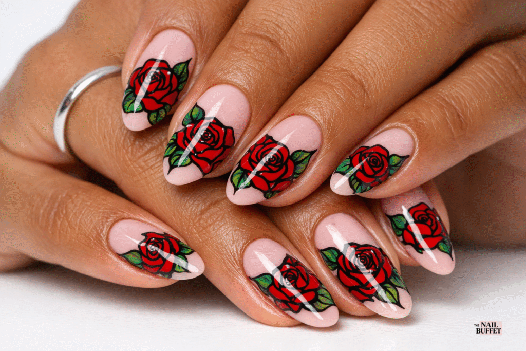 Hand Painted Roses