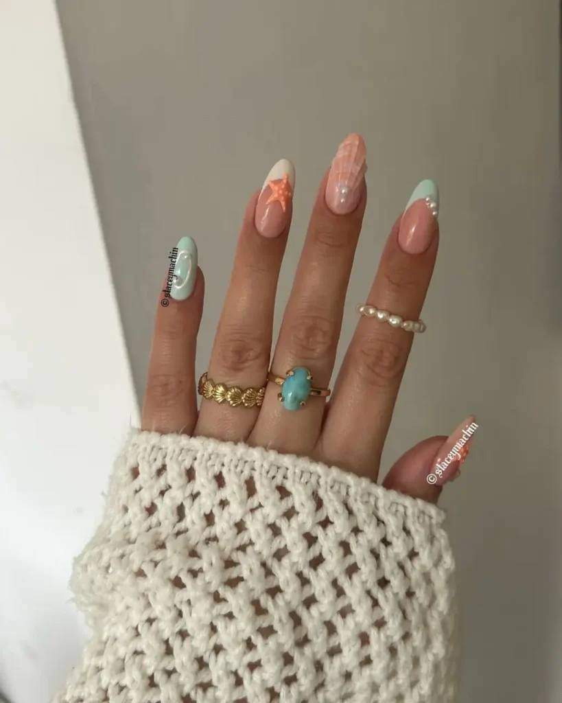 Ocean Girl Manicure Ideas