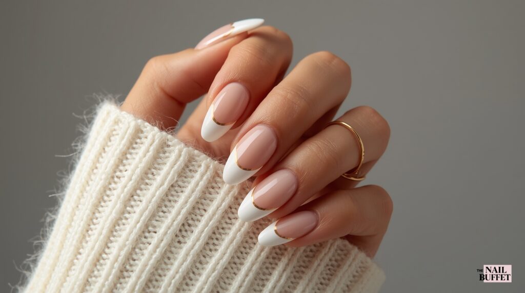 Pointed French Tips.