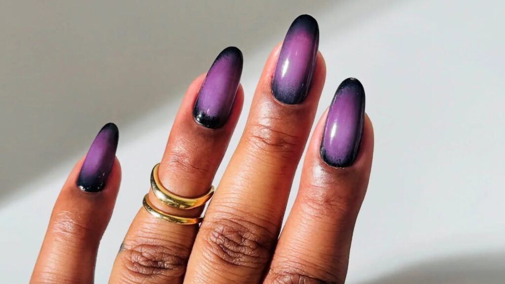 Purple Aura Nails