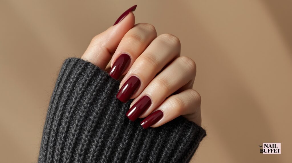 Solid Burgundy