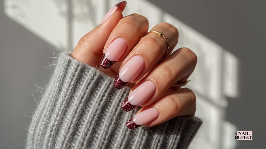 Sparkling French Tips