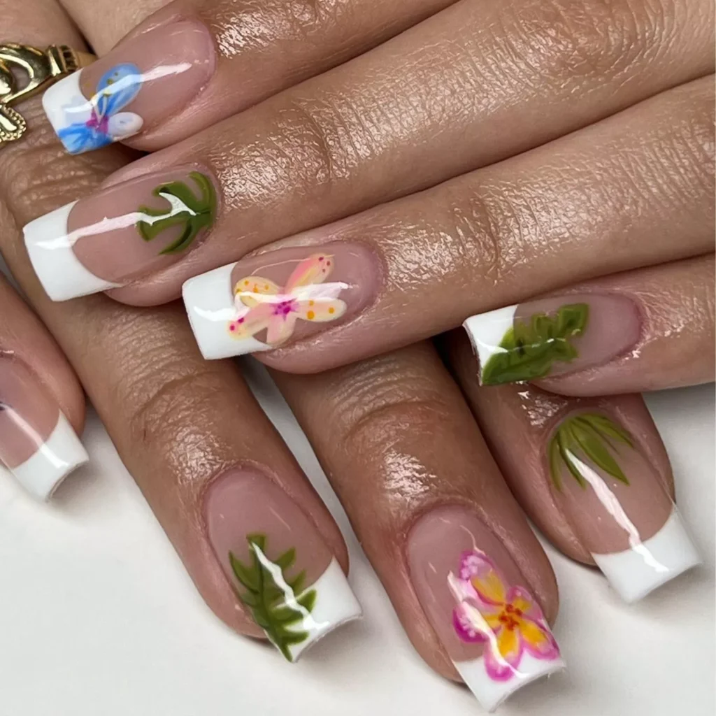Tropical Flora with Classic French