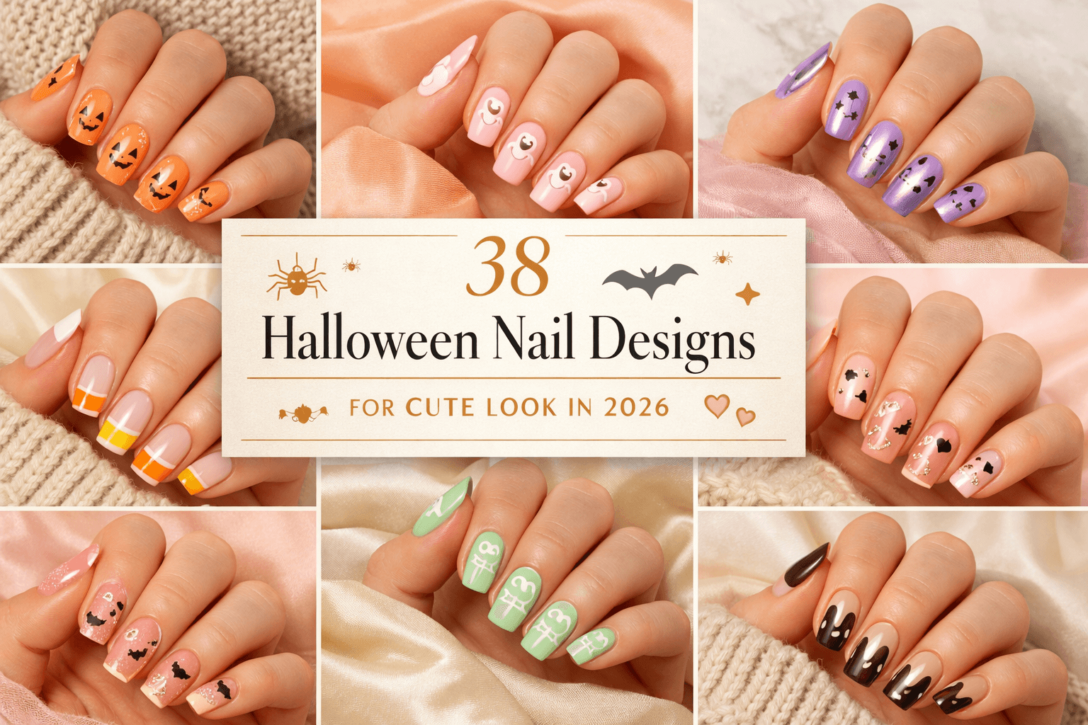38 Halloween Nail Designs for Cute Look in 2026
