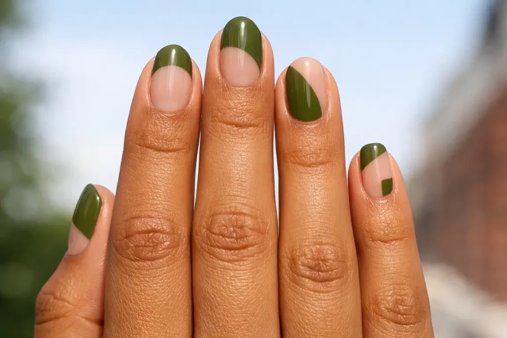 Abstract Olive Mani