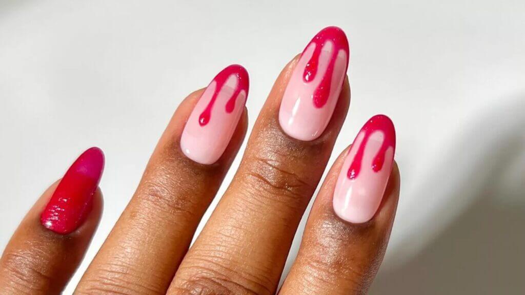 Blood Drip Nails