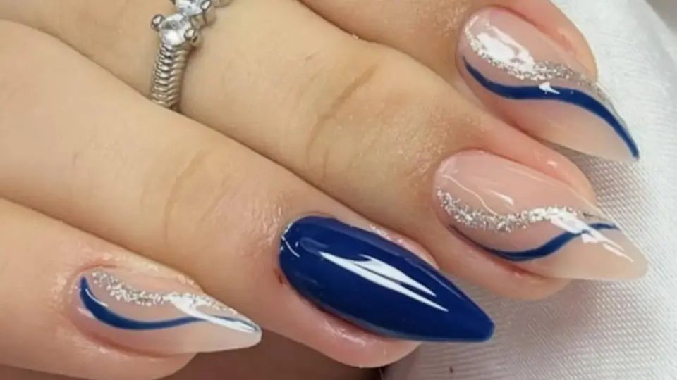 Blue & Silver