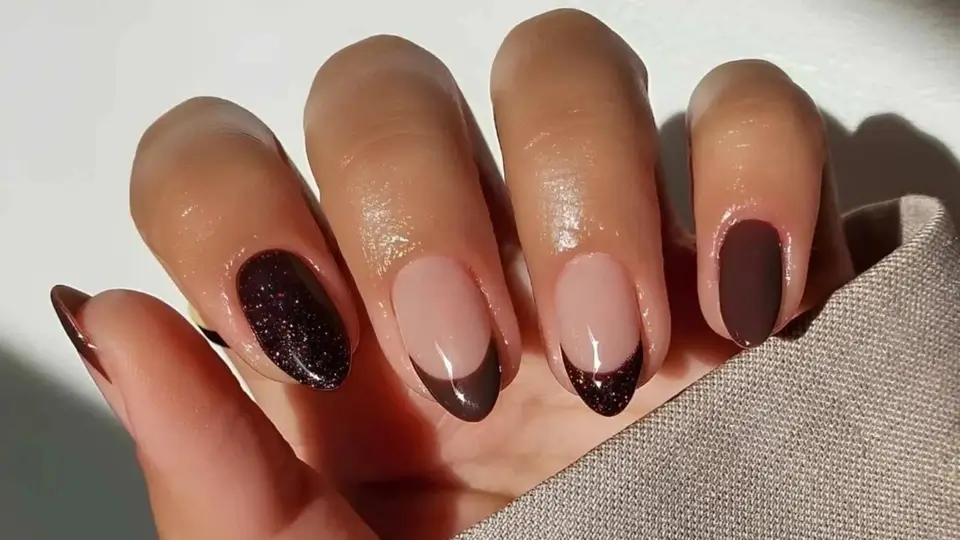 Glittery Brown