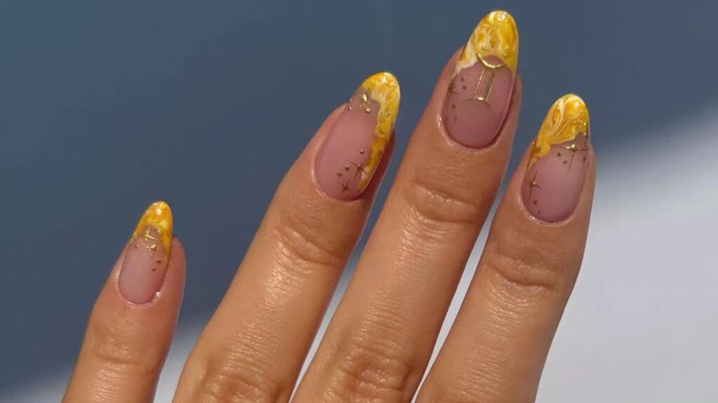 Golden Marble Tips